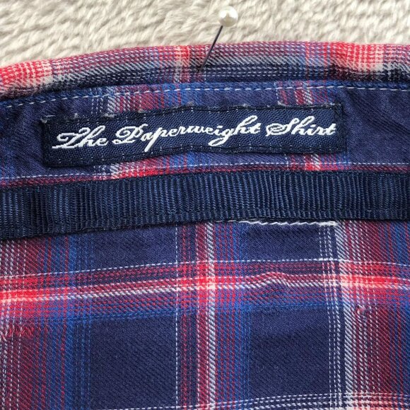 Super Dry Mens The Paperweight Shirt Size XXL Plaid Long Sleeve Button Up Casual - Picture 3 of 14